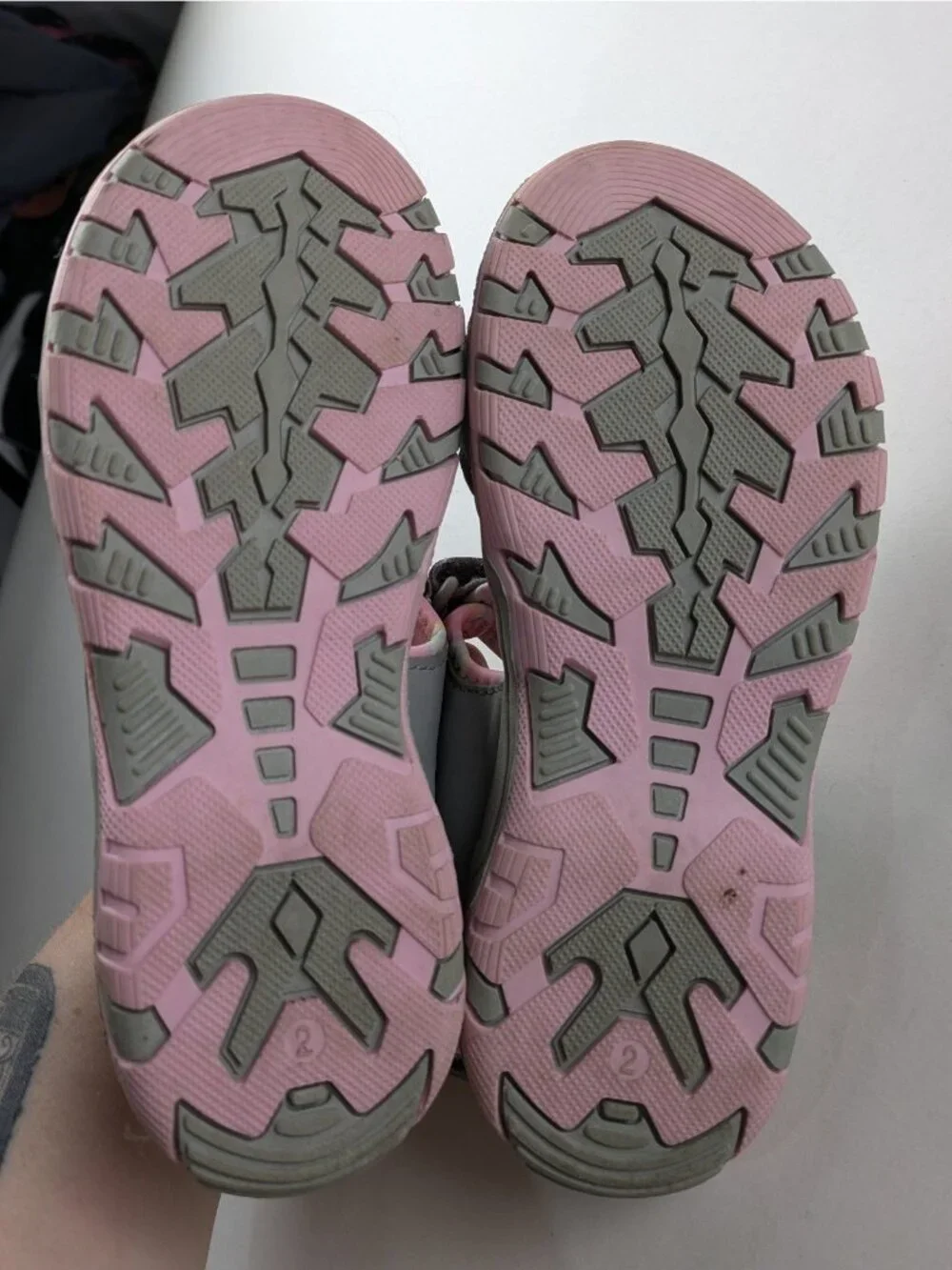 Eddie Bauer Olympia Pink and Gray Sandals Youth 2